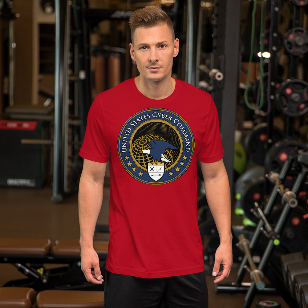 UNITED STATES CYBER COMMAND - Red, XL